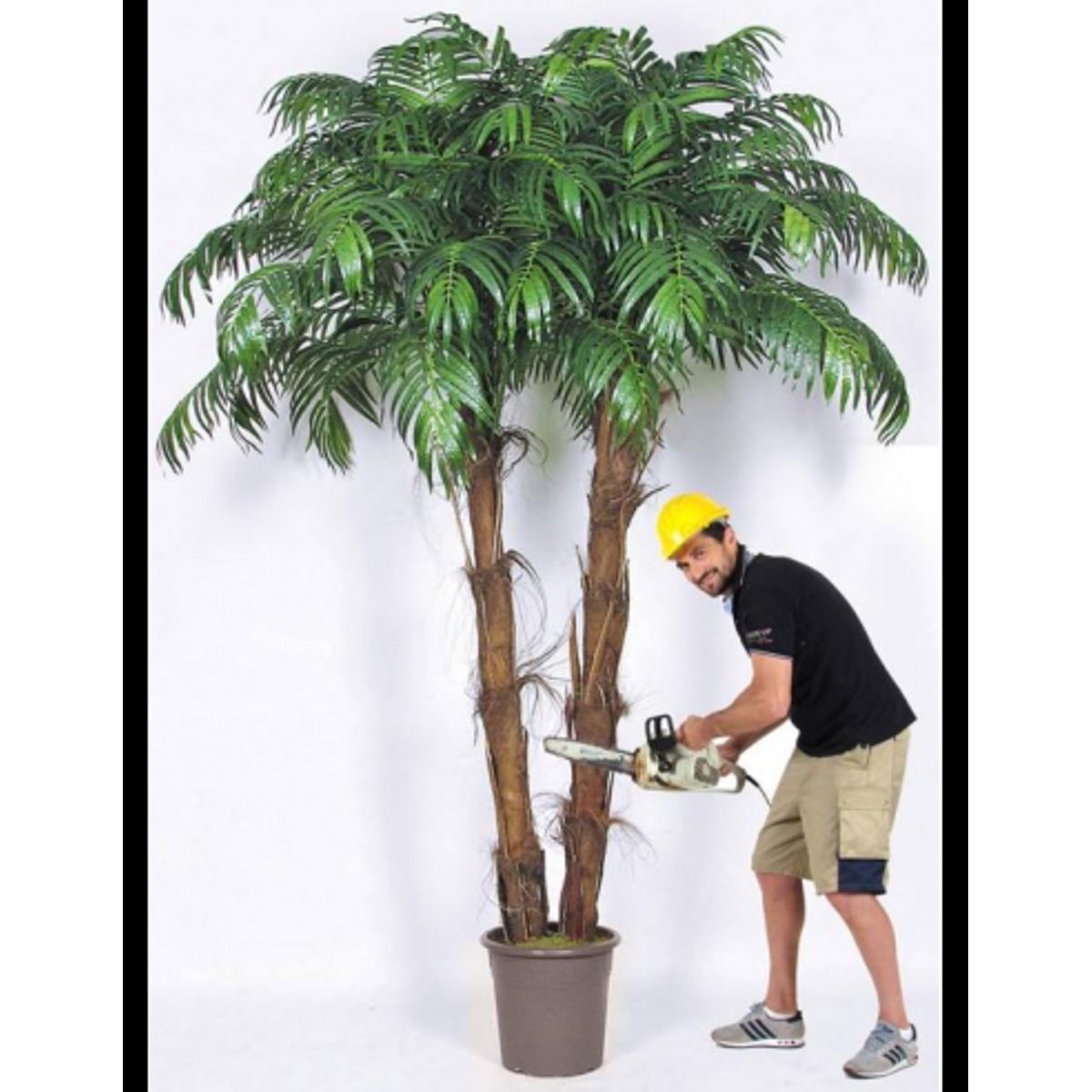 Stor kunstig Areca palme træ H300 cm