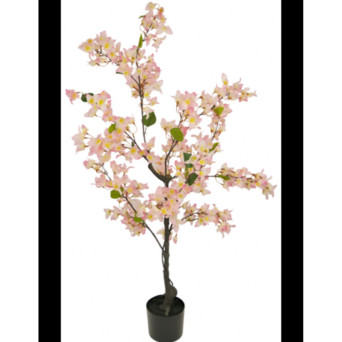 Kunstigt Bougainvillea træ H120 cm - Lys pink