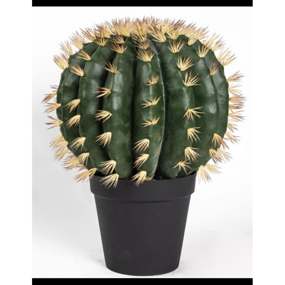 Kunstig Echinocactus kaktus H67 cm