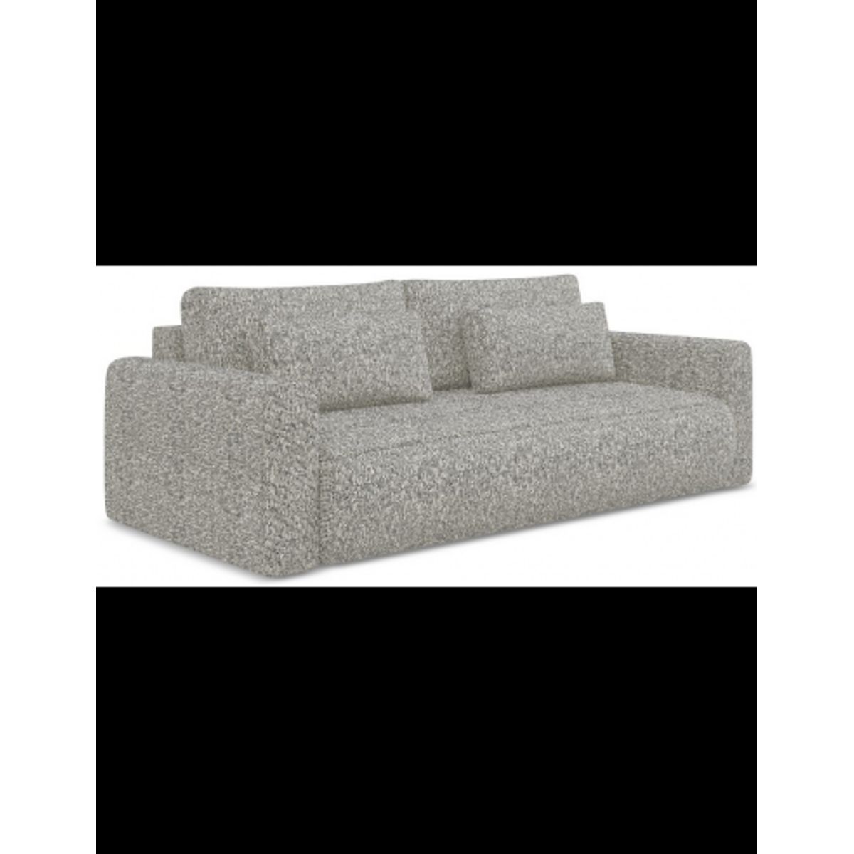 Kapua sovesofa i polyester B238 cm - Meleret mørk beige