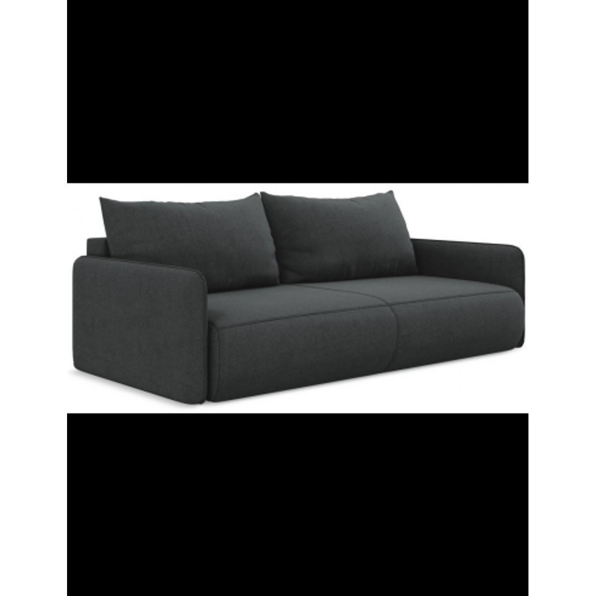 Nanea sovesofa i polyester B216 cm - Antracit