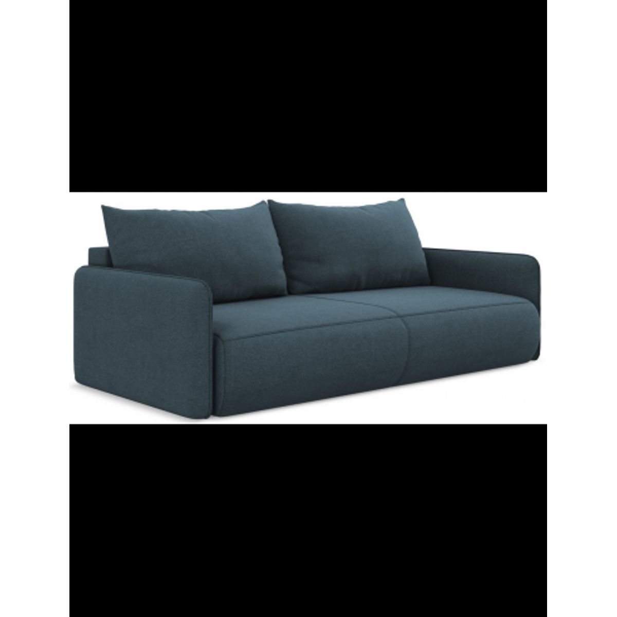 Nanea sovesofa i polyester B216 cm - Jeansblå