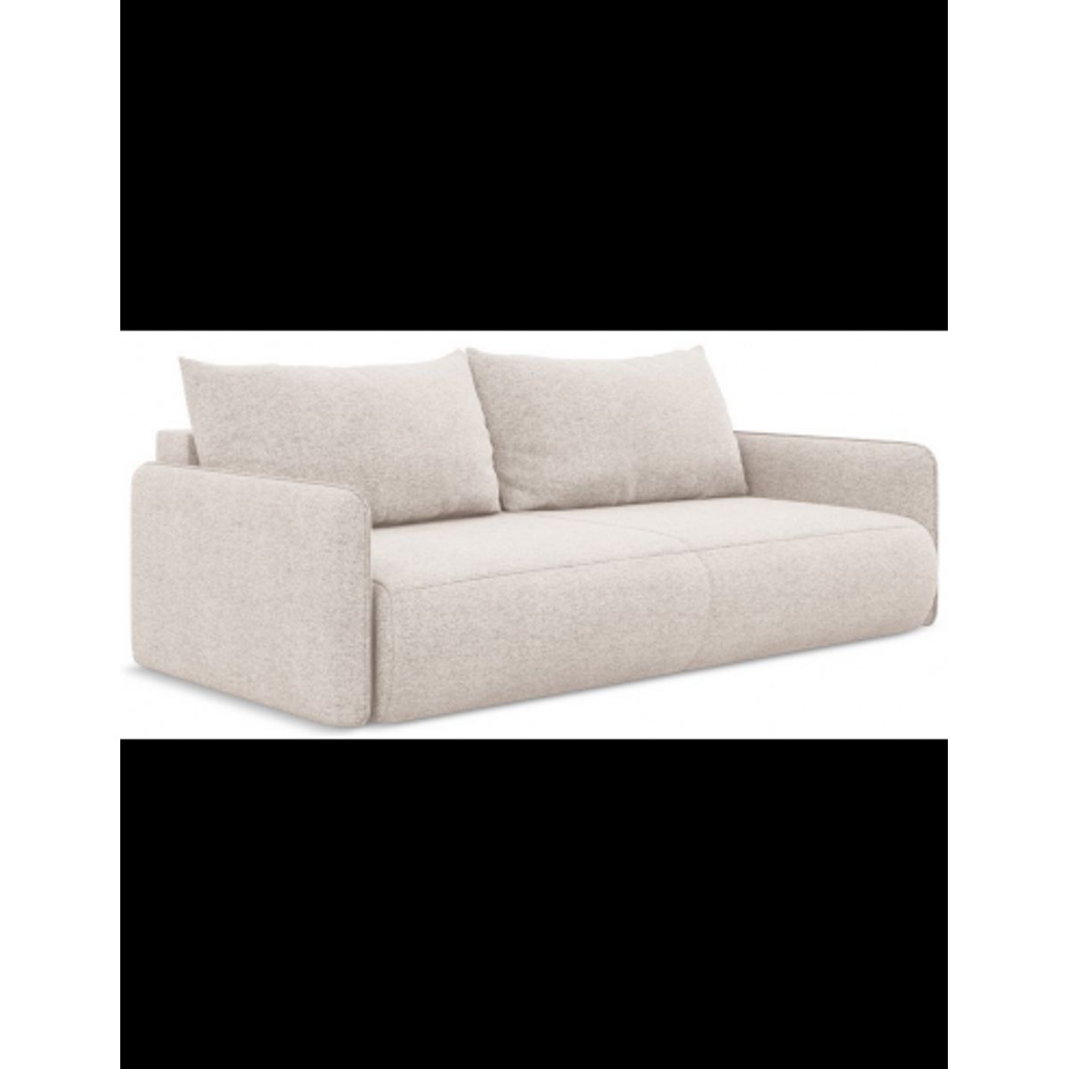 Nanea sovesofa i chenille B216 cm - Beige