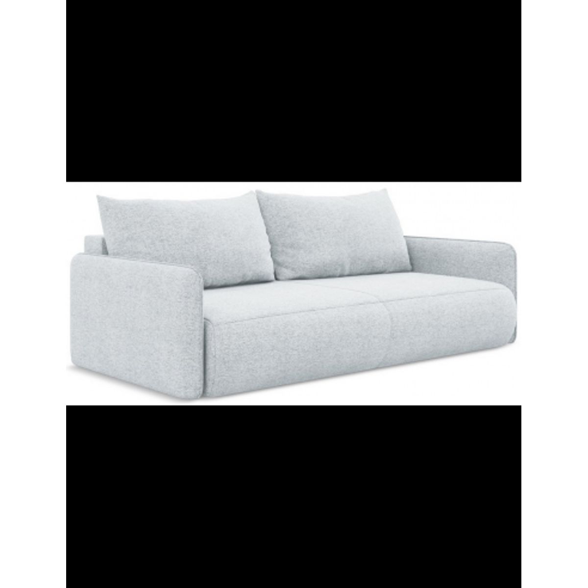 Nanea sovesofa i chenille B216 cm - Lyseblå