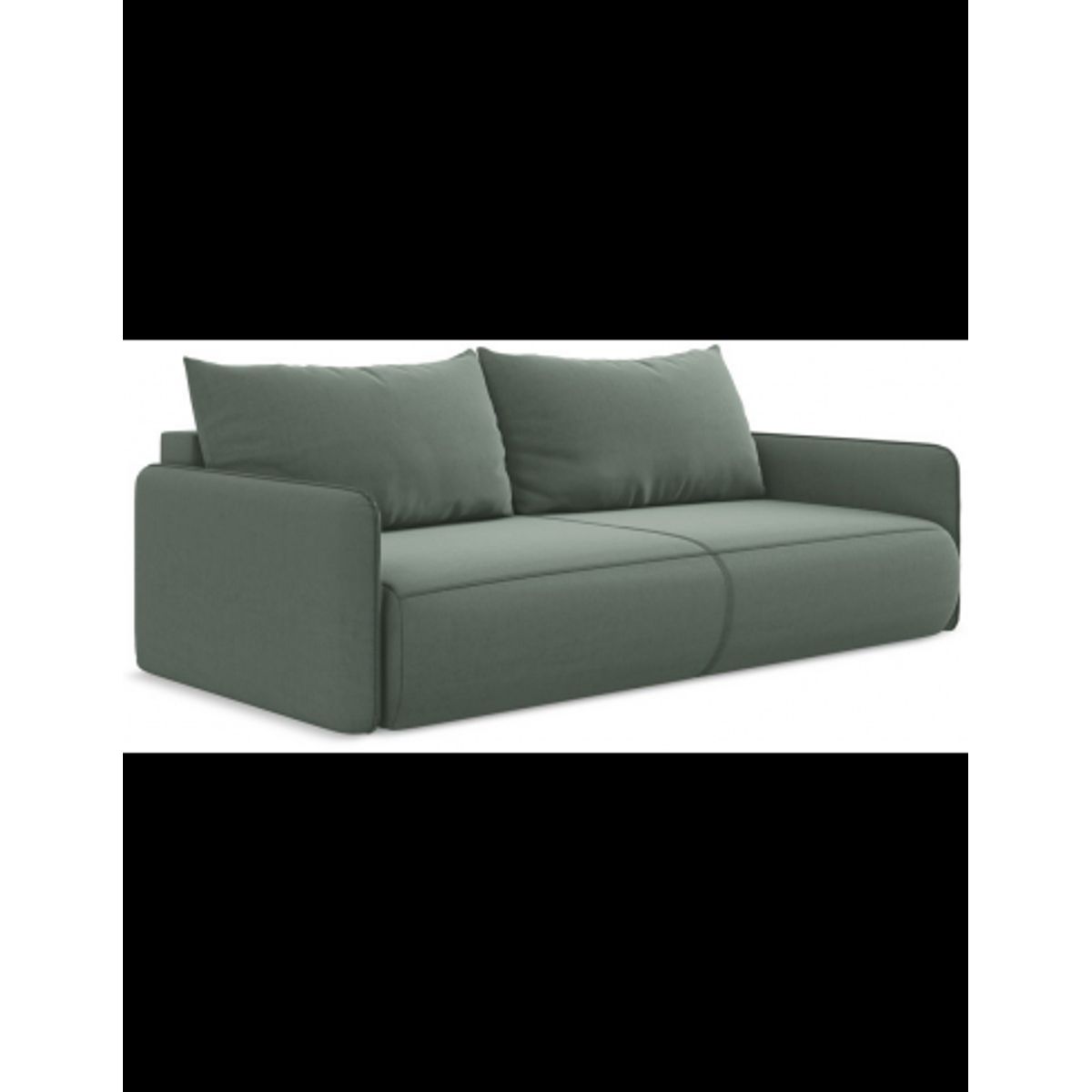 Nanea sovesofa i velour B216 cm - Mint