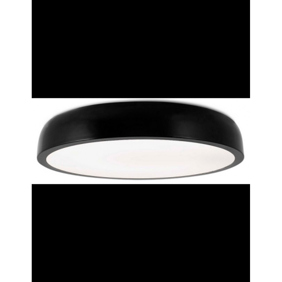 COCOTTE Plafond i aluminium og polycarbonat Ø43 cm 30W SMD LED - Sort/Hvid