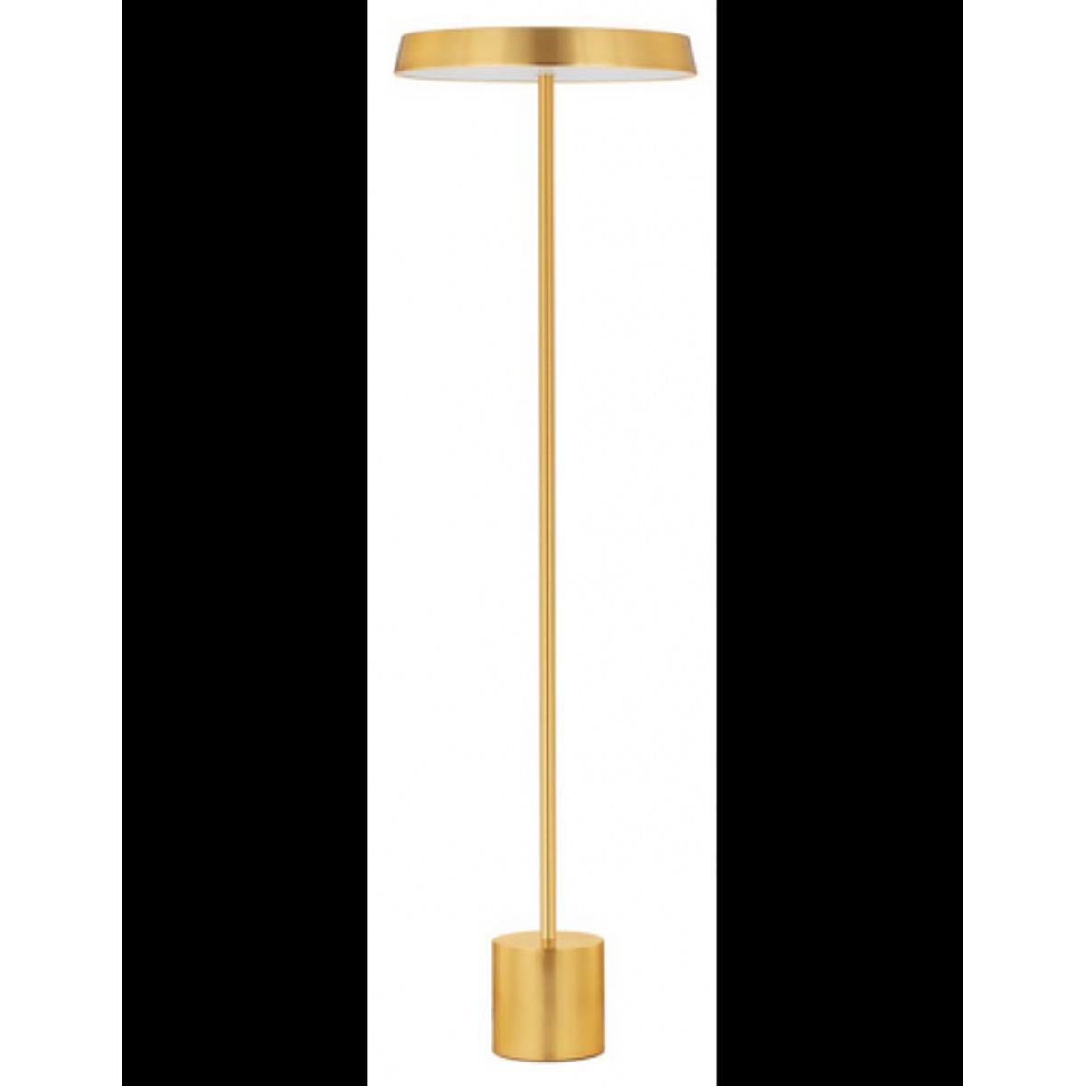 VETRO Gulvlampe i aluminium H136 cm 1 x 33W LED - Satineret guld