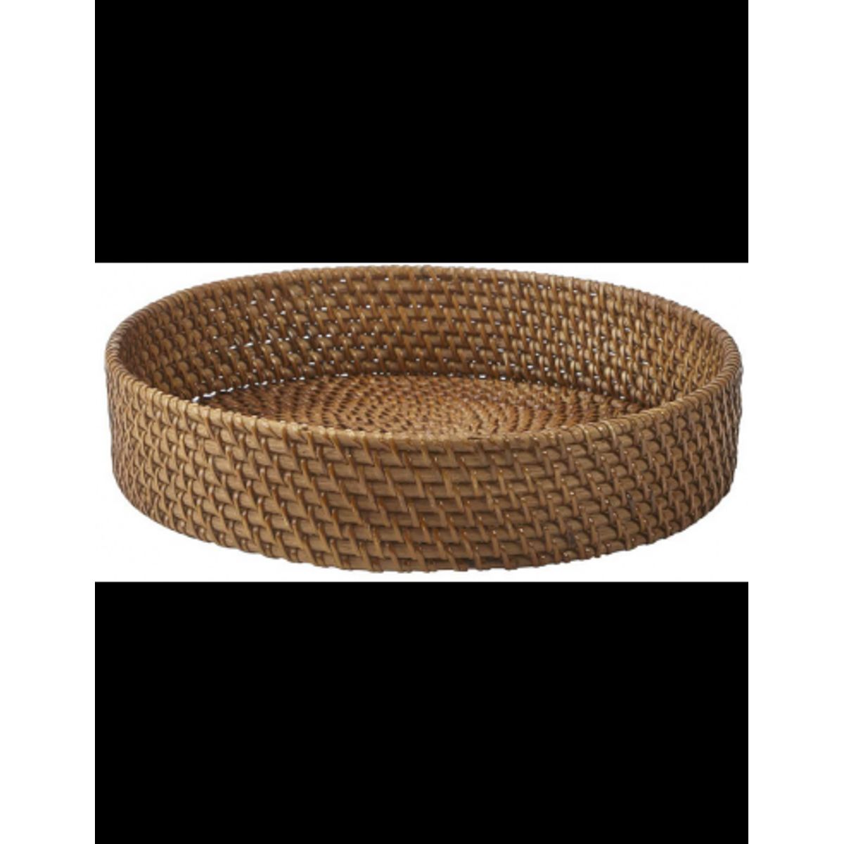 CINO Opbevaringskurv i rattan H6 x Ø30 cm - Ingefær