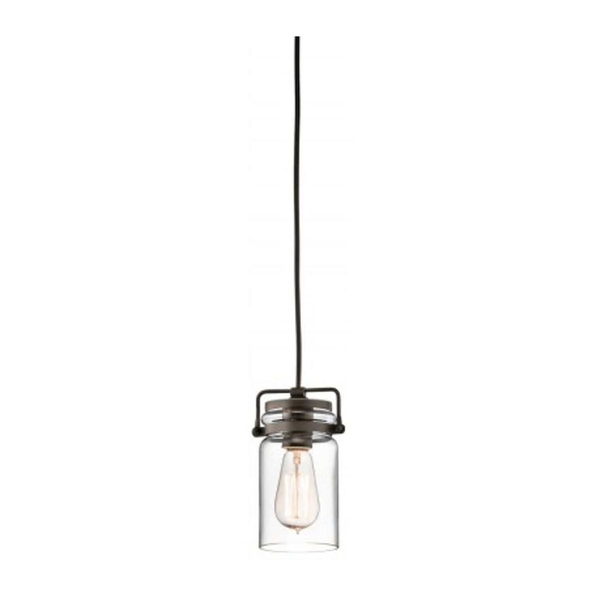 Brinley Loftlampe Ø12,1 cm 1 x E27 - Aldret bronze