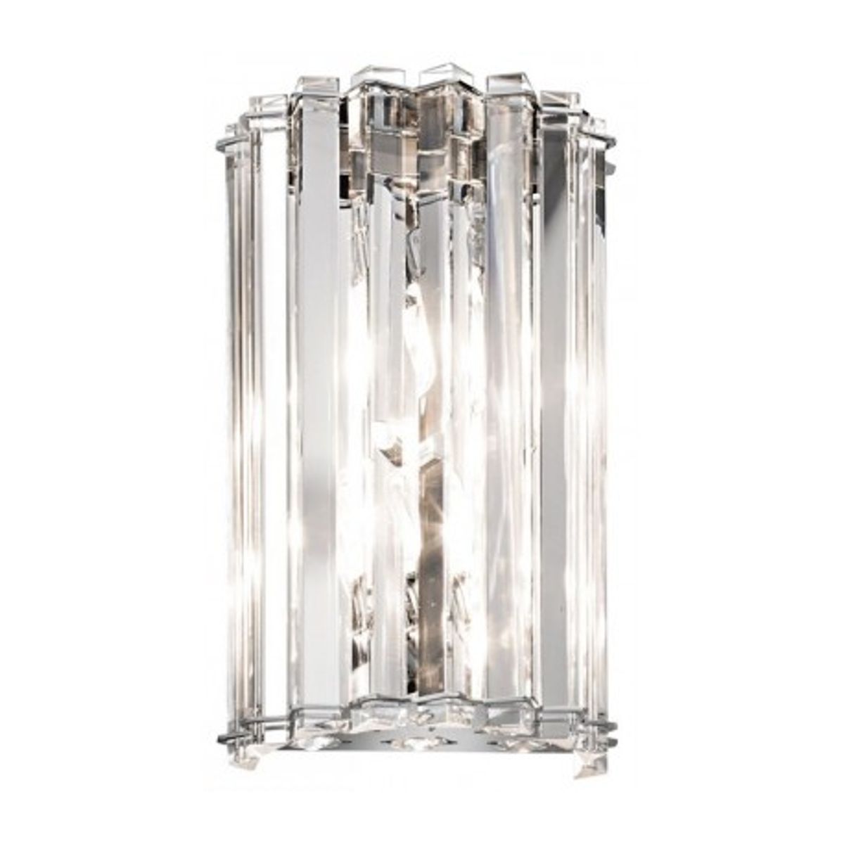 Crystal Væglampe IP44 H27,9 cm 2 x G9 LED - Krom