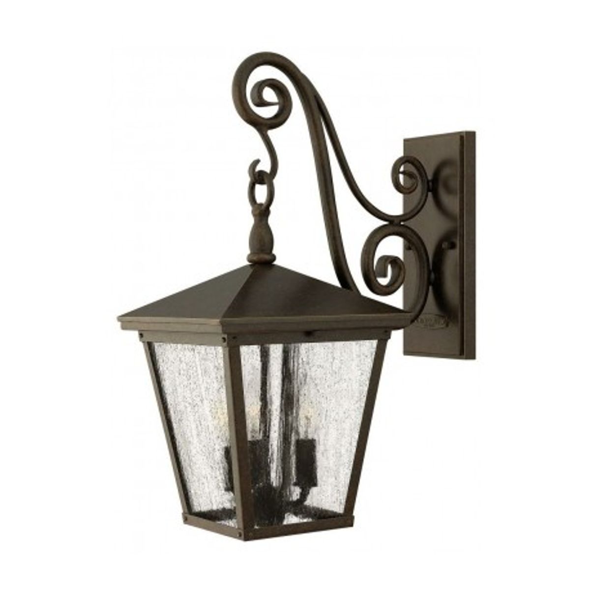 Trellis Væglampe H50,2 cm 3 x E14 - Rustik bronze