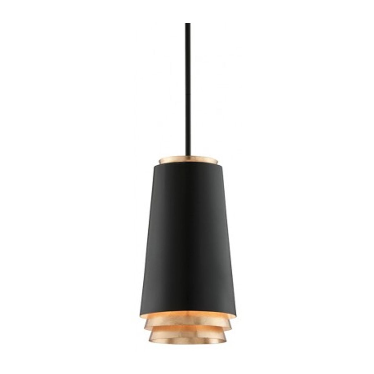 Fahrenheit Loftlampe i jern Ø21 cm 1 x E27 - Antik guld/Sort