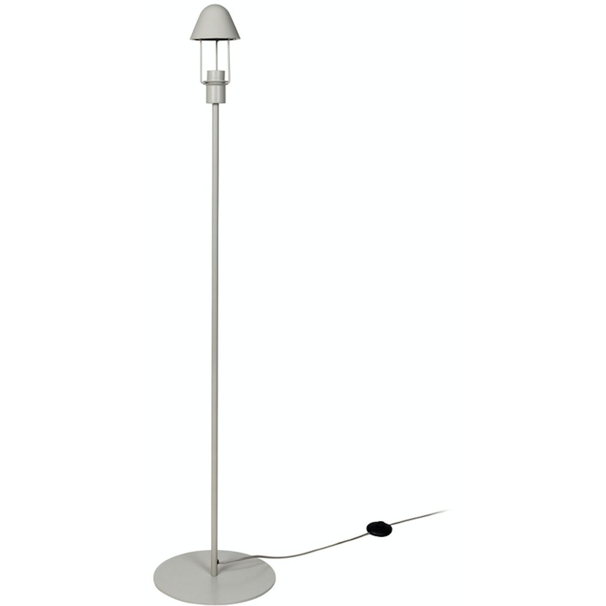 Gine, Gulvlampe, grå, metal