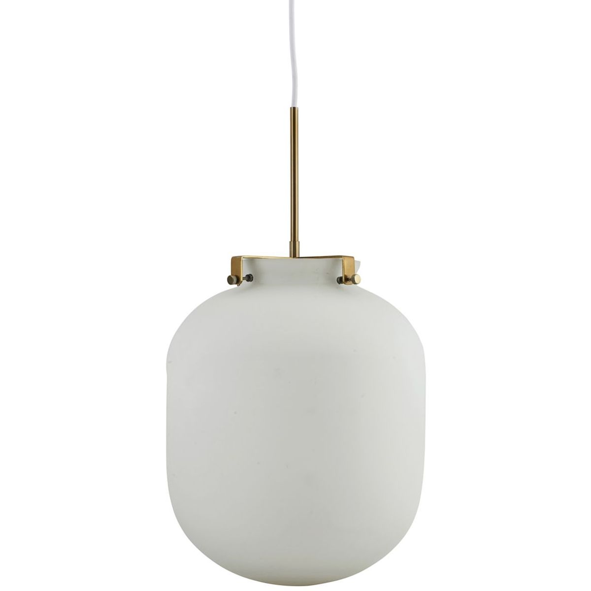 Ball, Pendel lampe, hvid, H30x35 cm