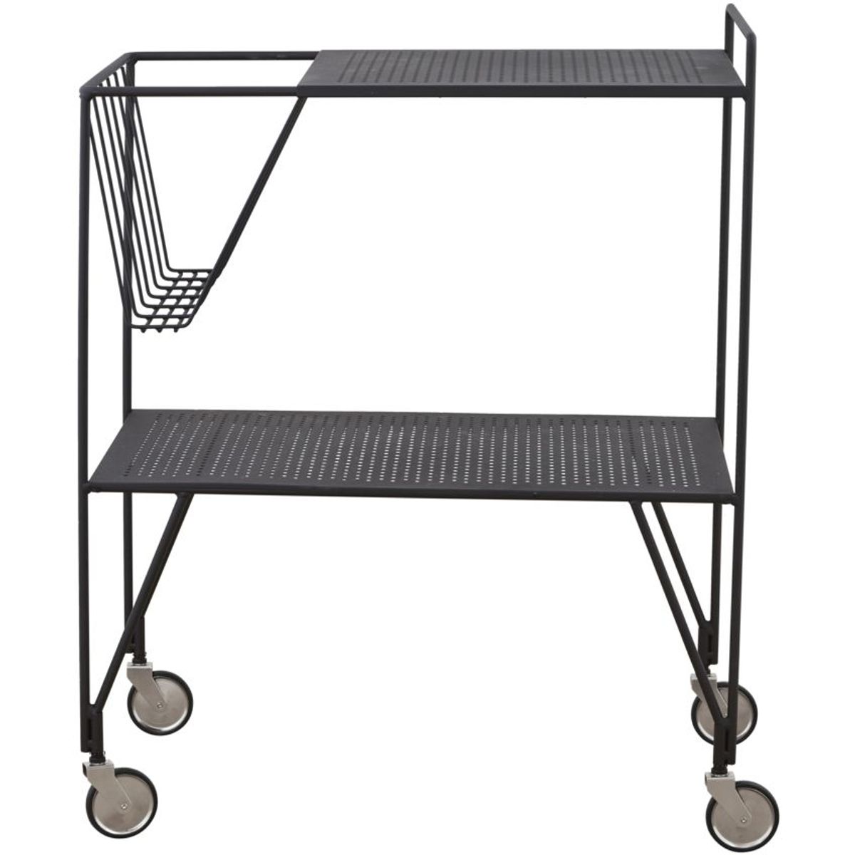 Use, Trolley, sort, H81x65x40 cm