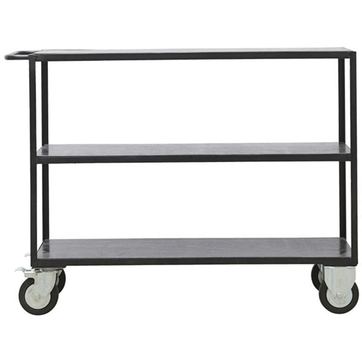 Essence, Trolley med 3 hylder, sort