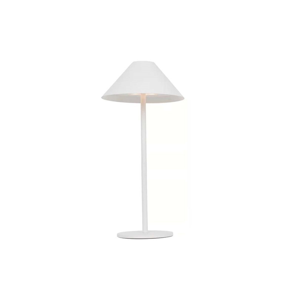 Era, Lampe, hvid, H15x31 cm, metalramme og lampeafdækning i abs