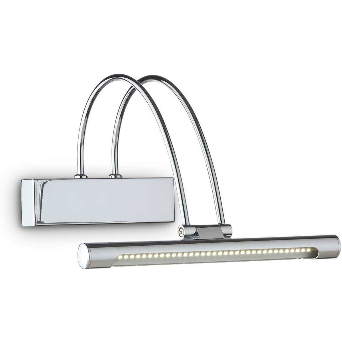 Bow, Væglampe, LED 2,52W, LED, krom, metal, L260xH180xB230mm