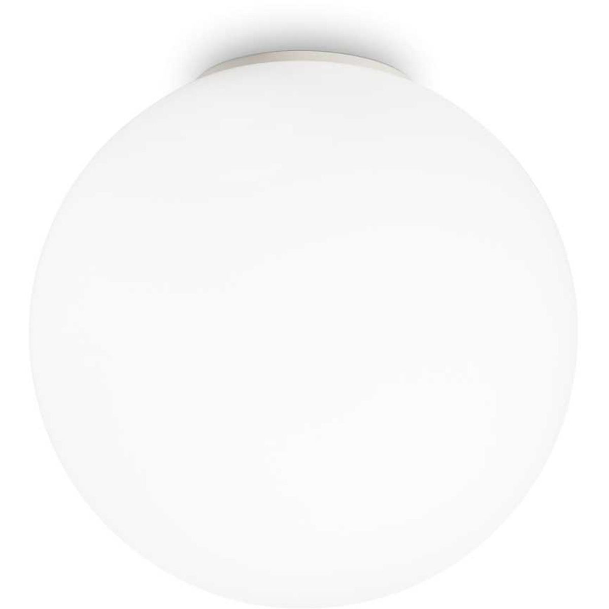 Mapa Bianco, Loftslampe, E27 max 1 x 60W, E27, hvid, glas, Ø400xH390mm