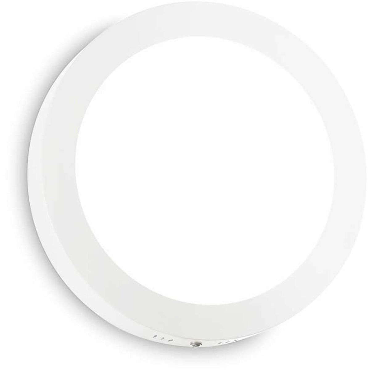 Universal, Væglampe, 19W, LED, hvid, aluminium, metal, plast, Ø225xB40mm