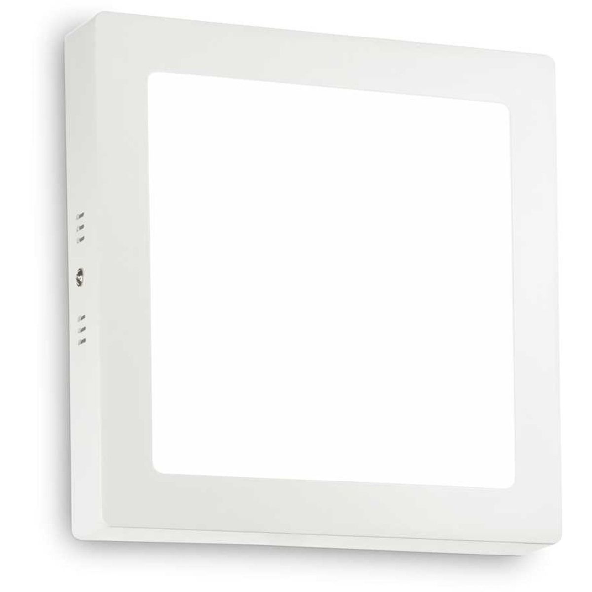 Universal, Væglampe, 19W, LED, hvid, aluminium, metal, plast, L220xH220xB40mm