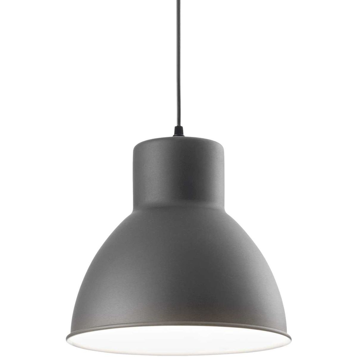 Metro, Pendel lampe, E27 max 1 x 60W, E27, grå/sort, metal, Ø275xHmin300/max2390mm