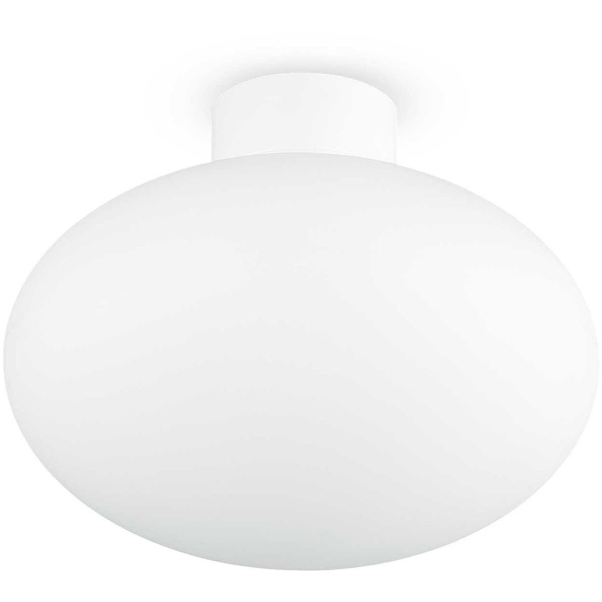 Clio, Udendørs loftslampe, E27 max 1 x 60W, E27, hvid, aluminium, metal, Ø90xH40mm