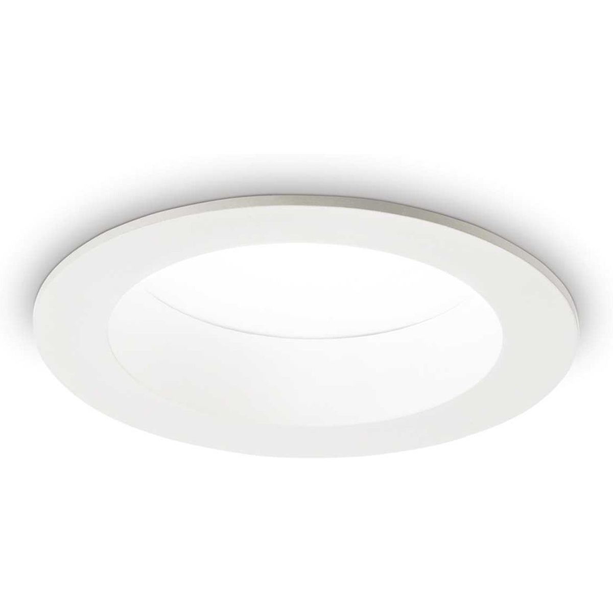 Basic Wide, Indbygningslampe, 10W, LED, 1000 lumen/3000 kelvin, aluminium, metal, Ø103xH58mm