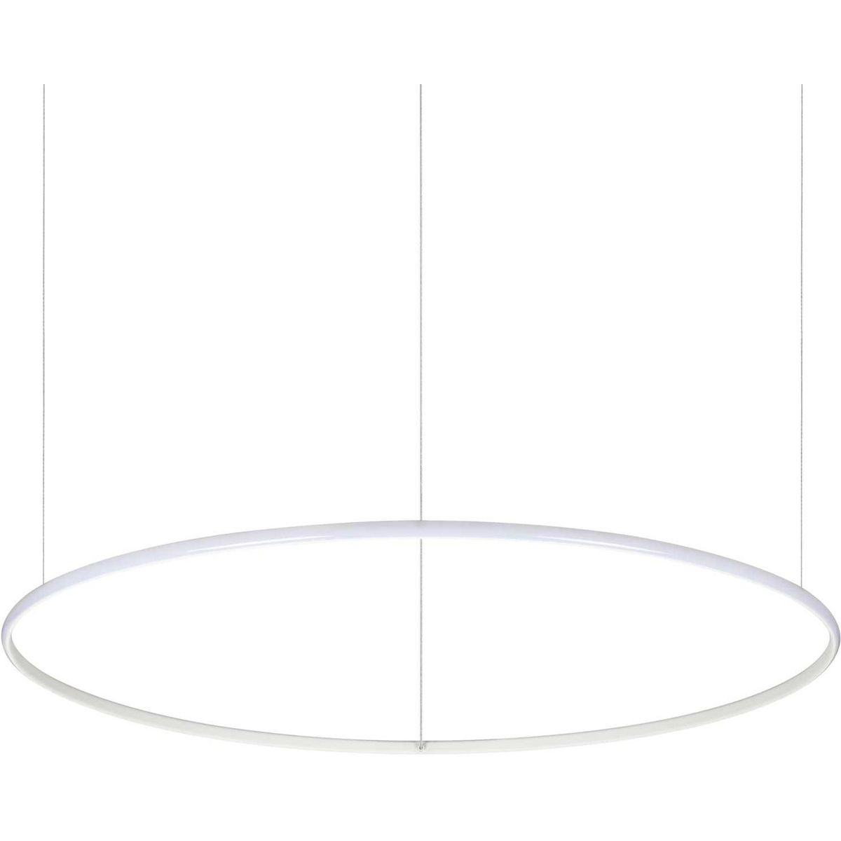 Hulahoop, Pendel lampe, LED 50W, LED, hvid, aluminium, metal, plast, Ø1005xHmin170/max2120mm