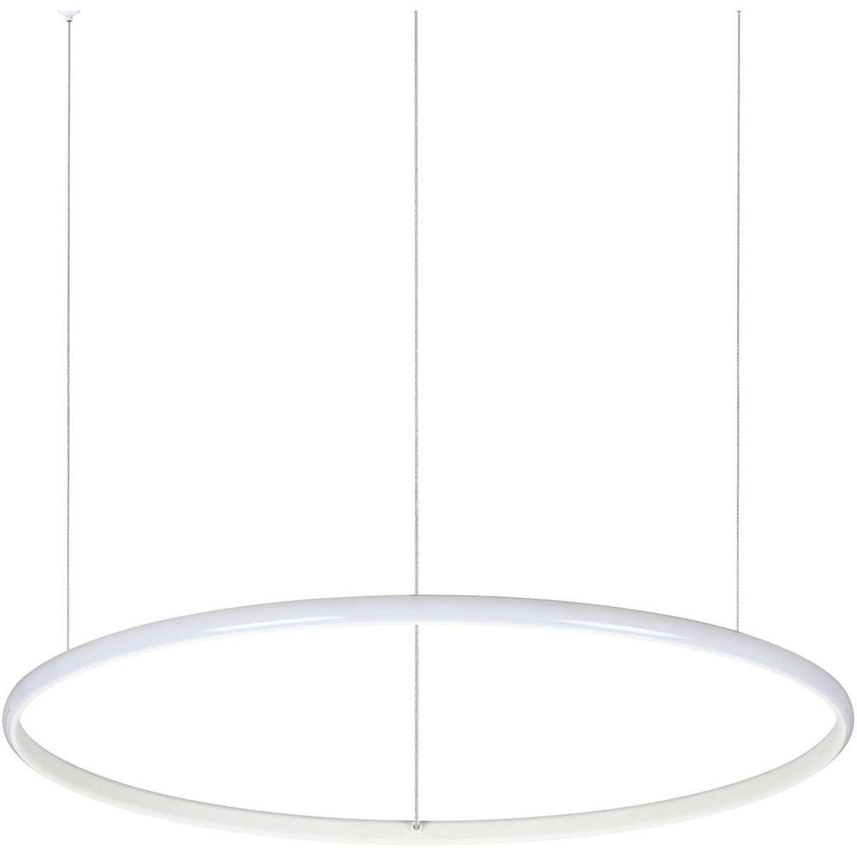 Hulahoop, Pendel lampe, LED 30W, LED, hvid, aluminium, metal, plast, Ø610xHmin170/max2120mm