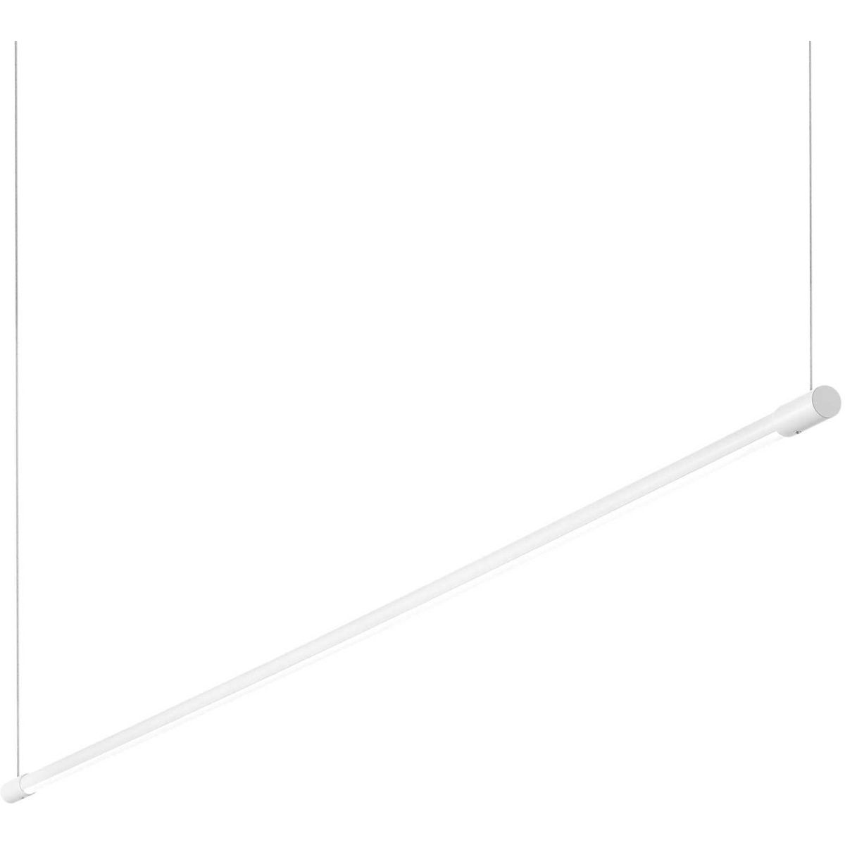 Yoko, Pendel lampe, LED 17W, LED, hvid, aluminium, metal, plast, L1460xHmin170/max2120xB20mm