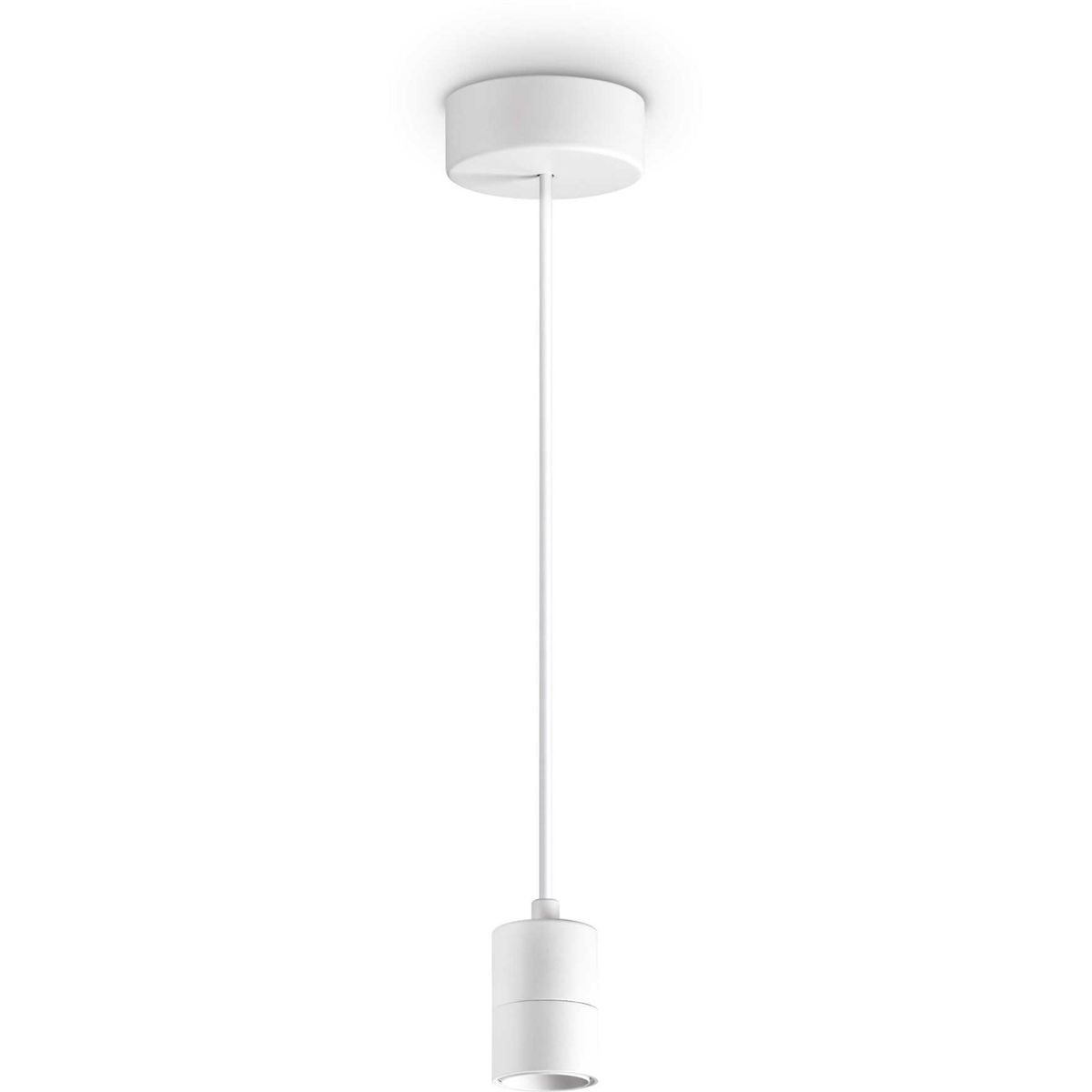 Set Up, Pendel lampe, E27 max 1 x 60W, E27, hvid, metal, aluminium, Ø45xHmin227/max2145mm