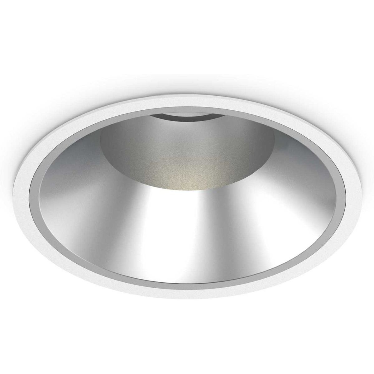 Off, Indbygningslampe, 42W, LED, hvid/4000 kelvin, aluminium, metal, Ø218xH132mm