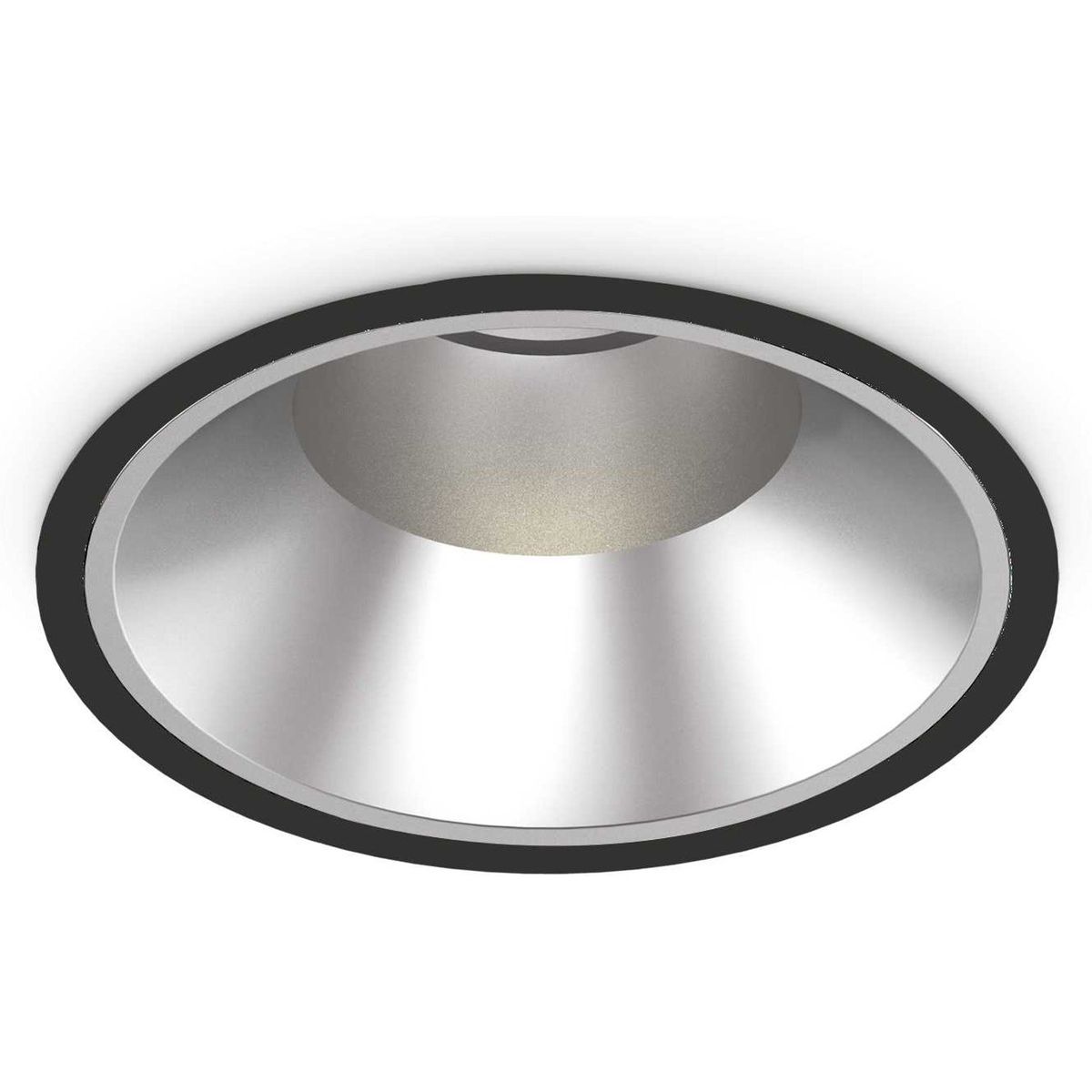 Off, Indbygningslampe, 42W, LED, sort/4000 kelvin, aluminium, metal, Ø218xH132mm