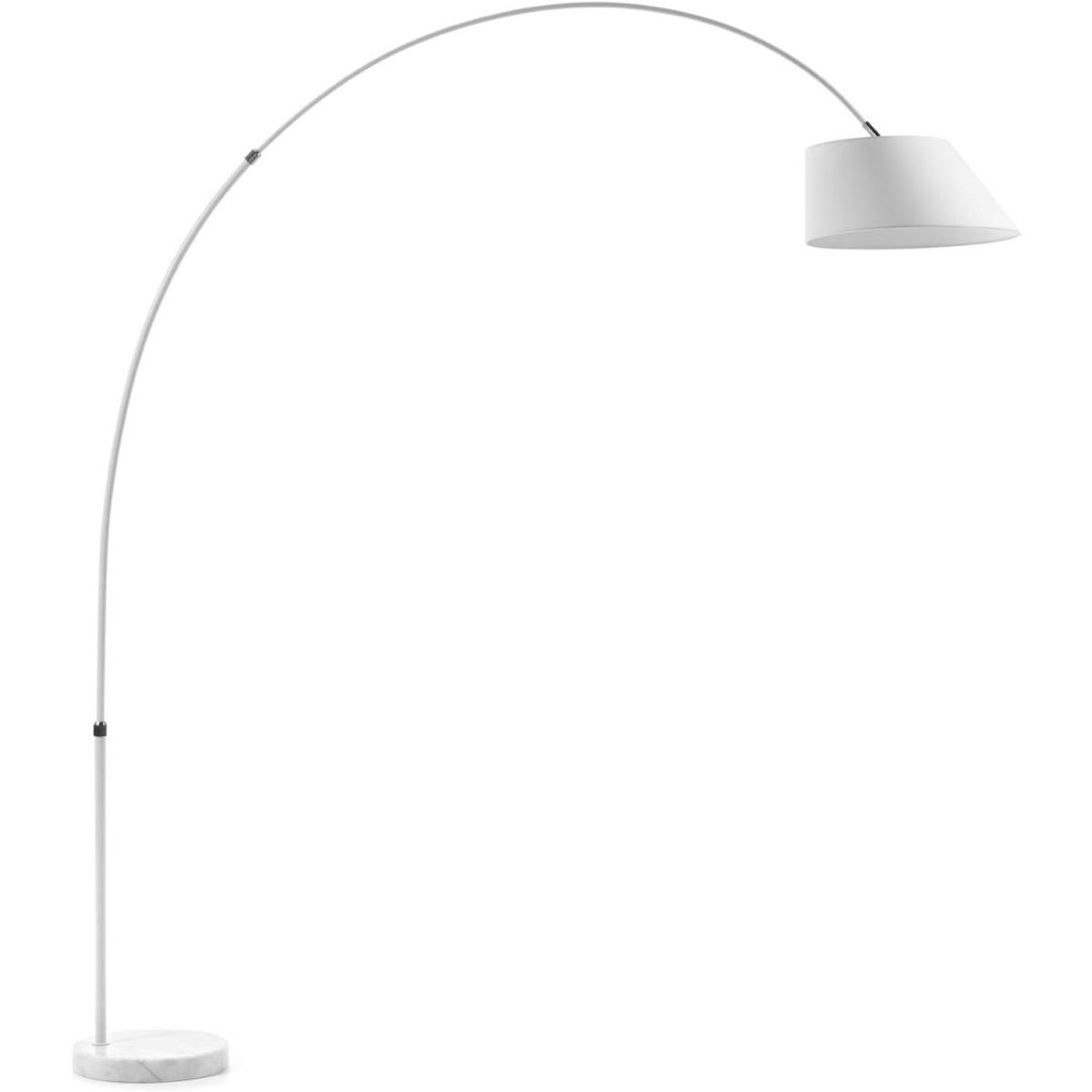 Lee, Gulvlampe, hvid, H189x180x45 cm