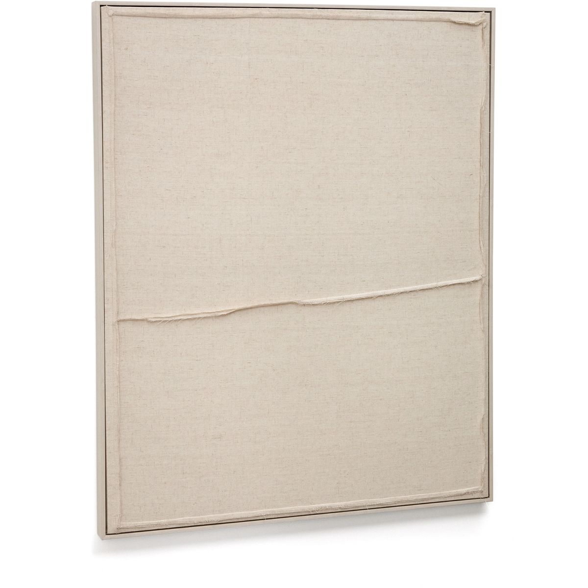 Maha, Vægkunst i ramme, beige, H4,5x82x102 cm