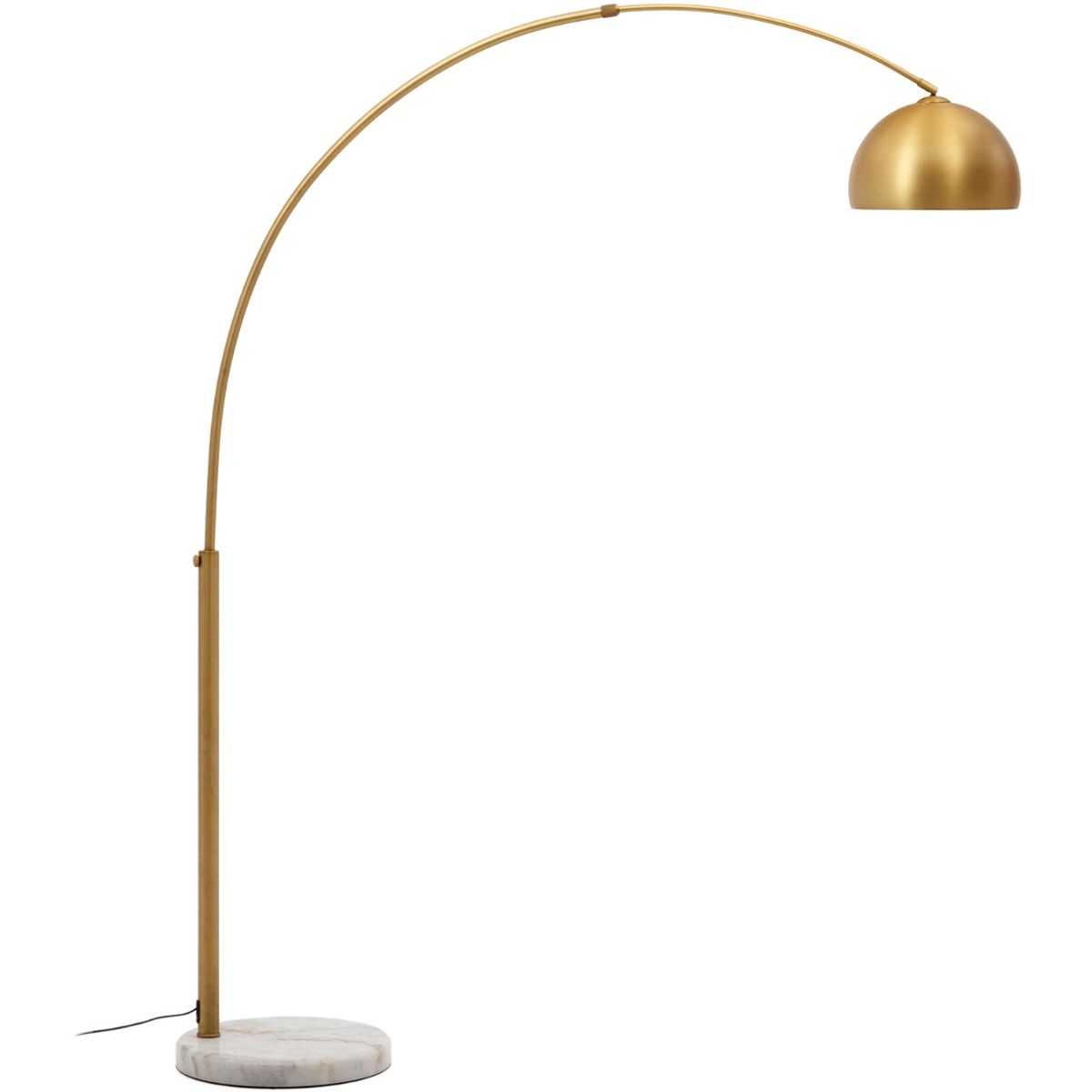 Madali, Gulvlampe, guld, H160x38x90 cm, jern