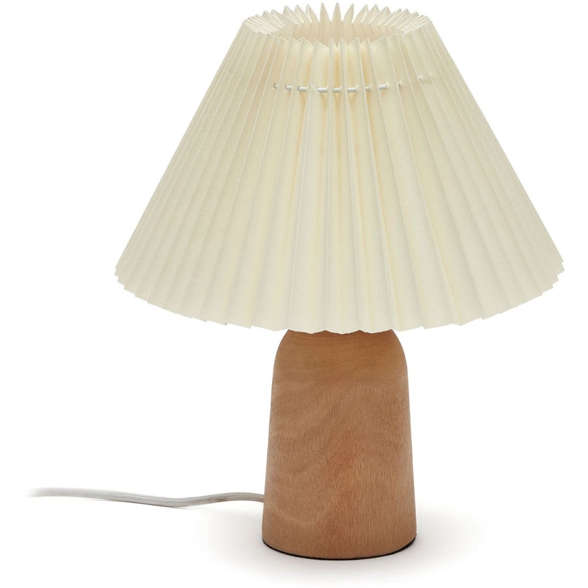 Benicarlo, Bordlampe, beige, H33x27x27 cm