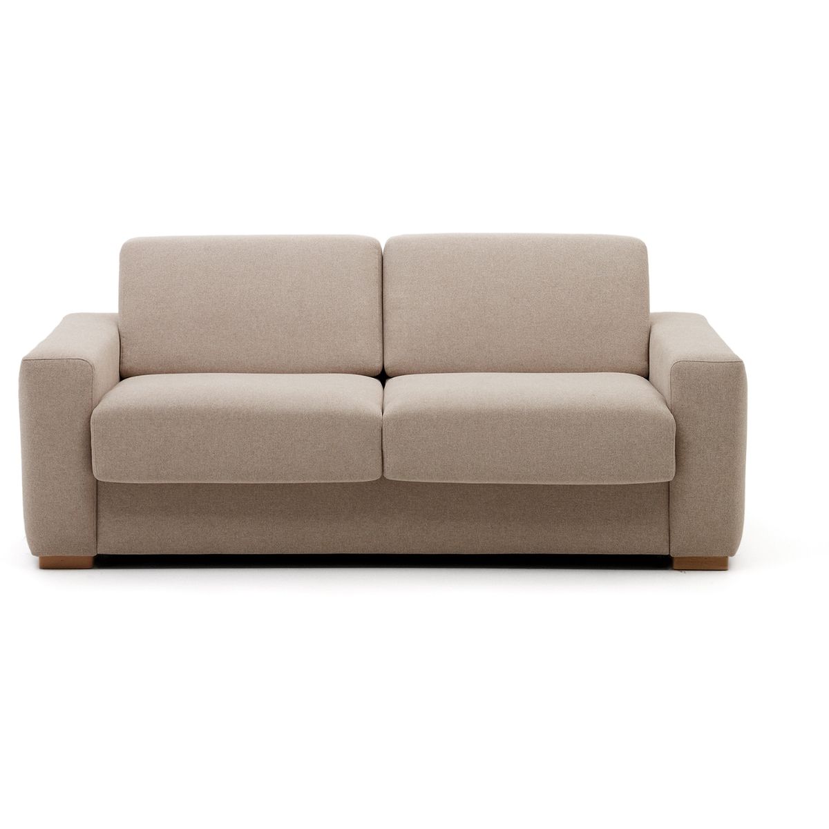 Anley, 2-personers sovesofa, beige, H89x204x97 cm