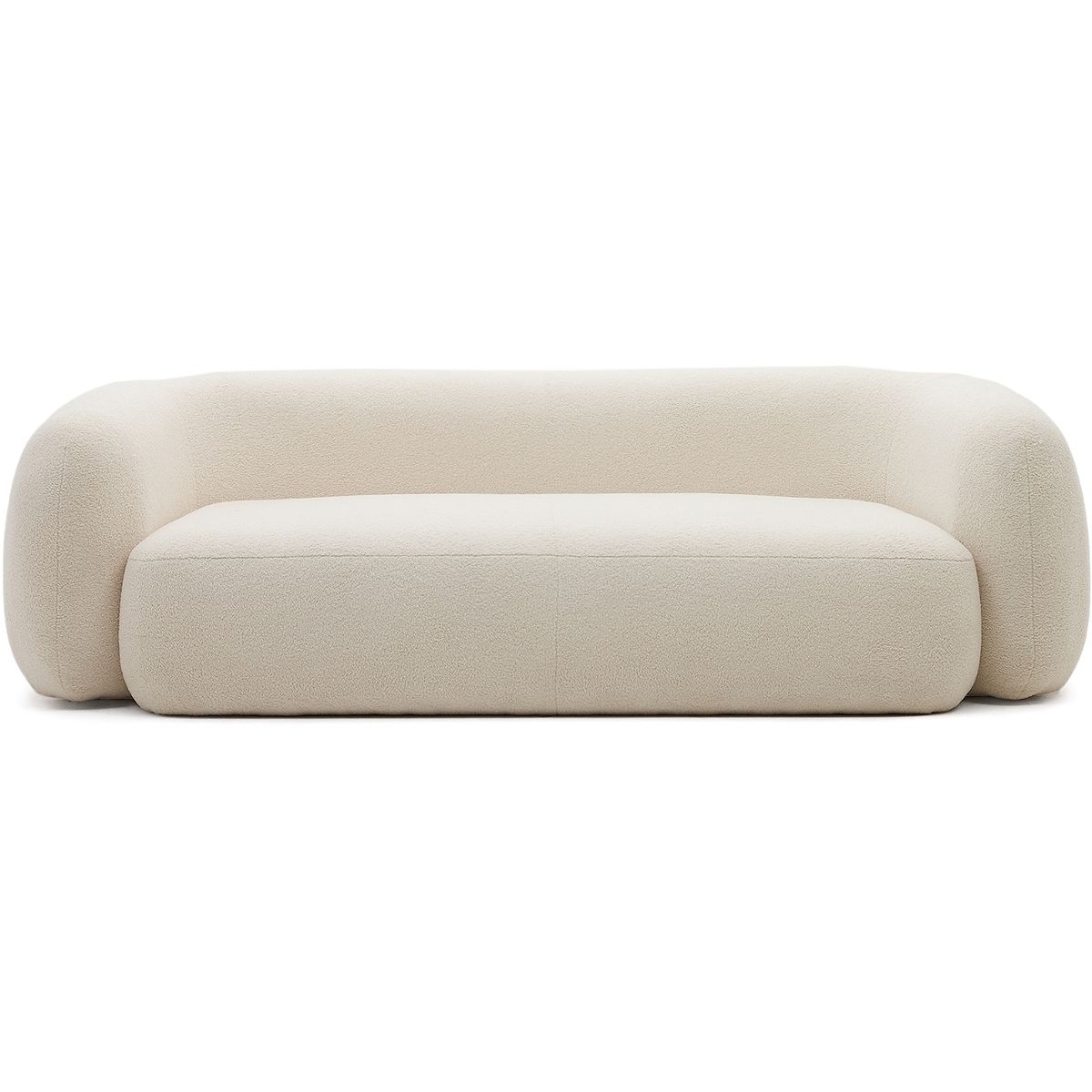 Martina, 3-personers sofa, hvid, H76x246x124 cm