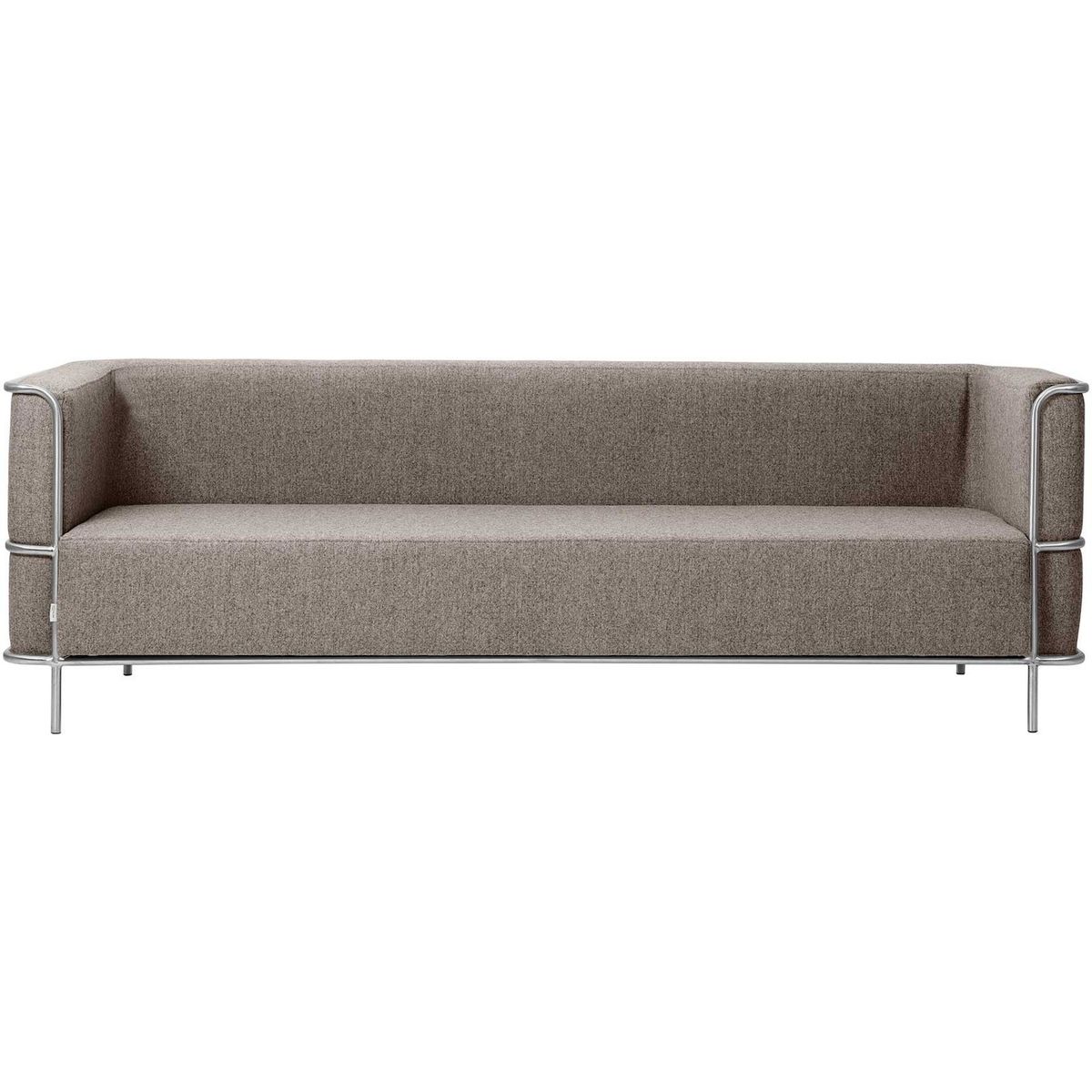 Modernist, 3-personers sofa, grå, H70x77x220 cm, uld