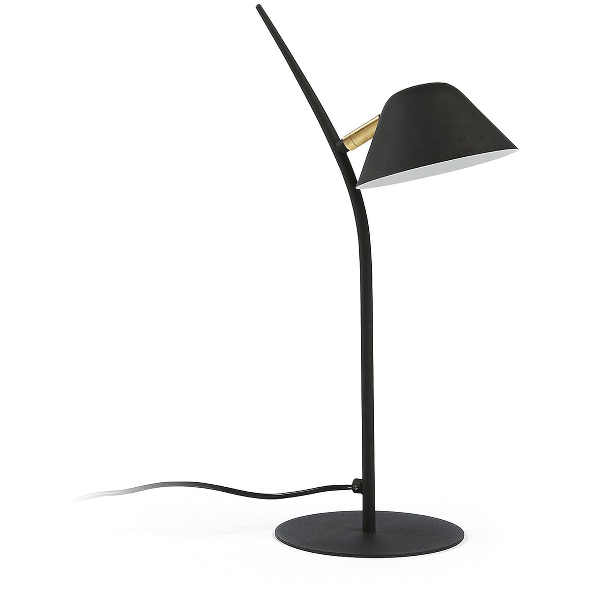 Aurelia, Bordlampe, sort, H47x26,5x17 cm