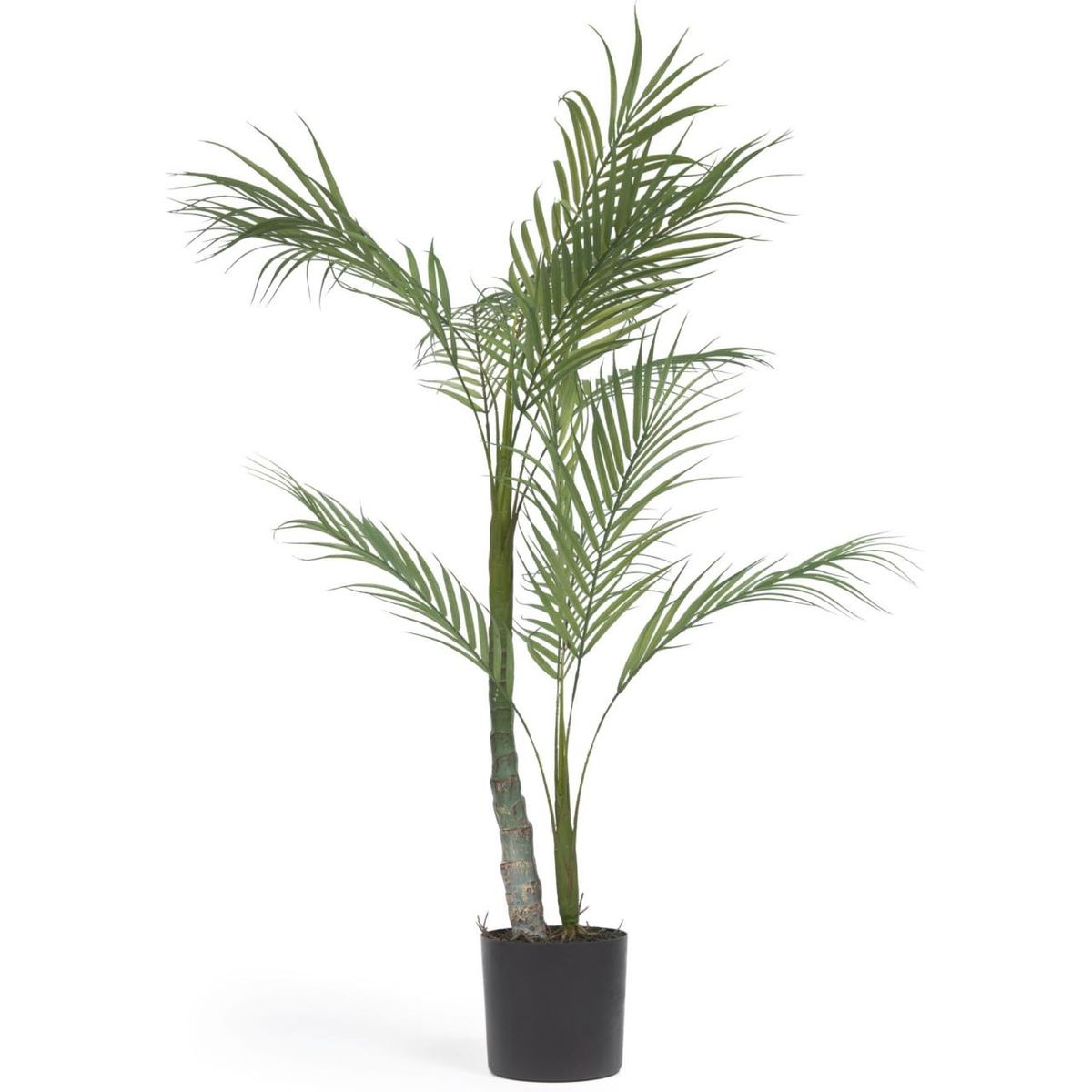 Palmera, Kunstig plante, sort, H70x70x60 cm