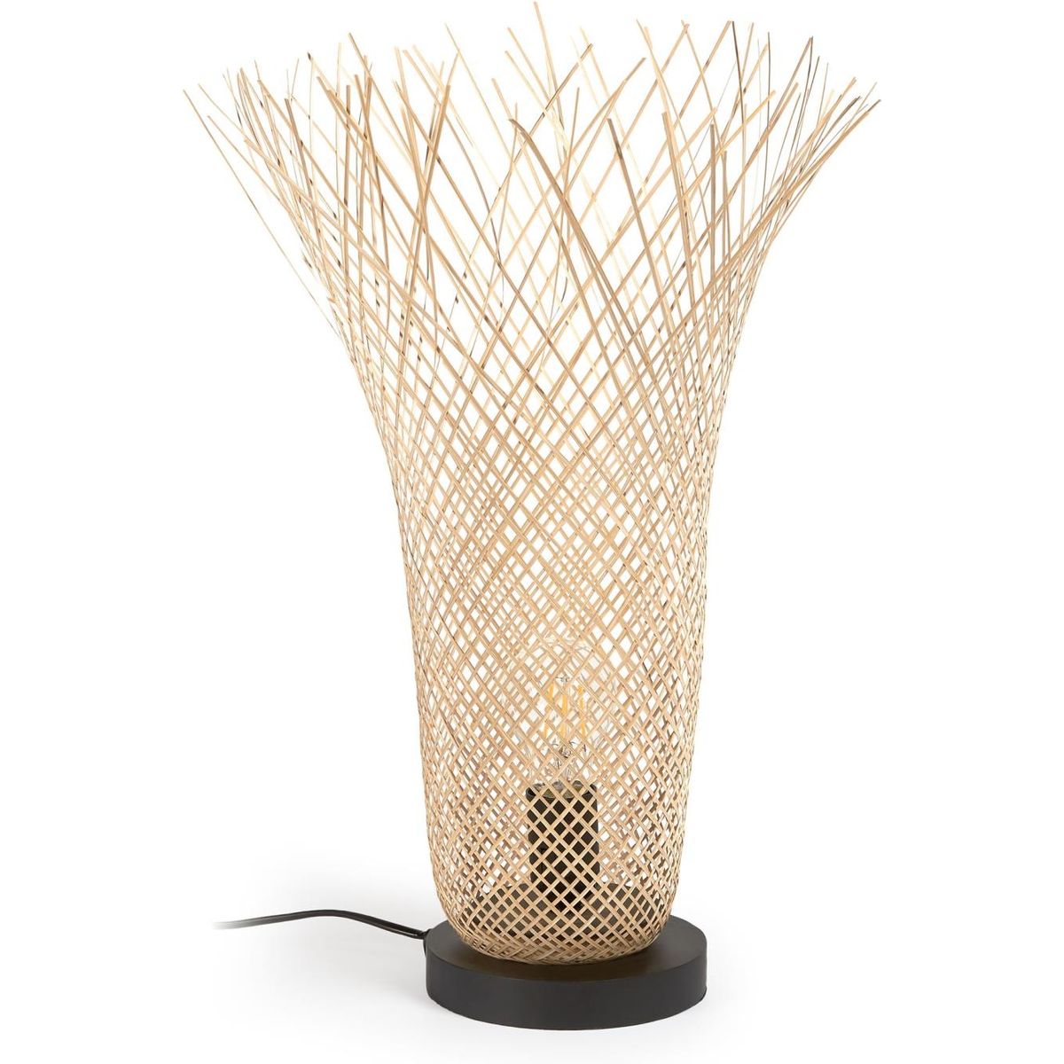 Citalli, Bordlampe, natur, H50x26x26 cm