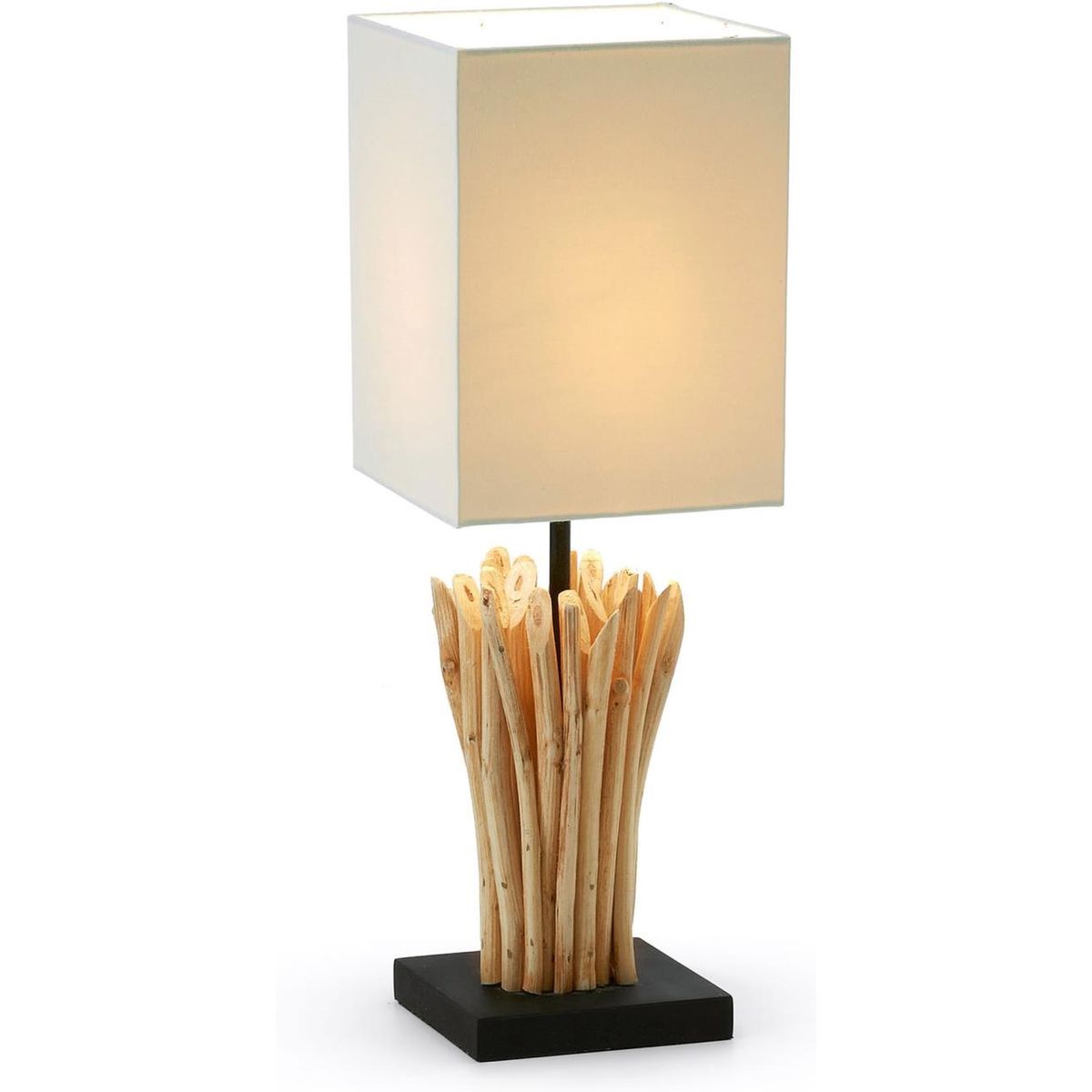 Boop, Bordlampe, natur/beige, massivt træ