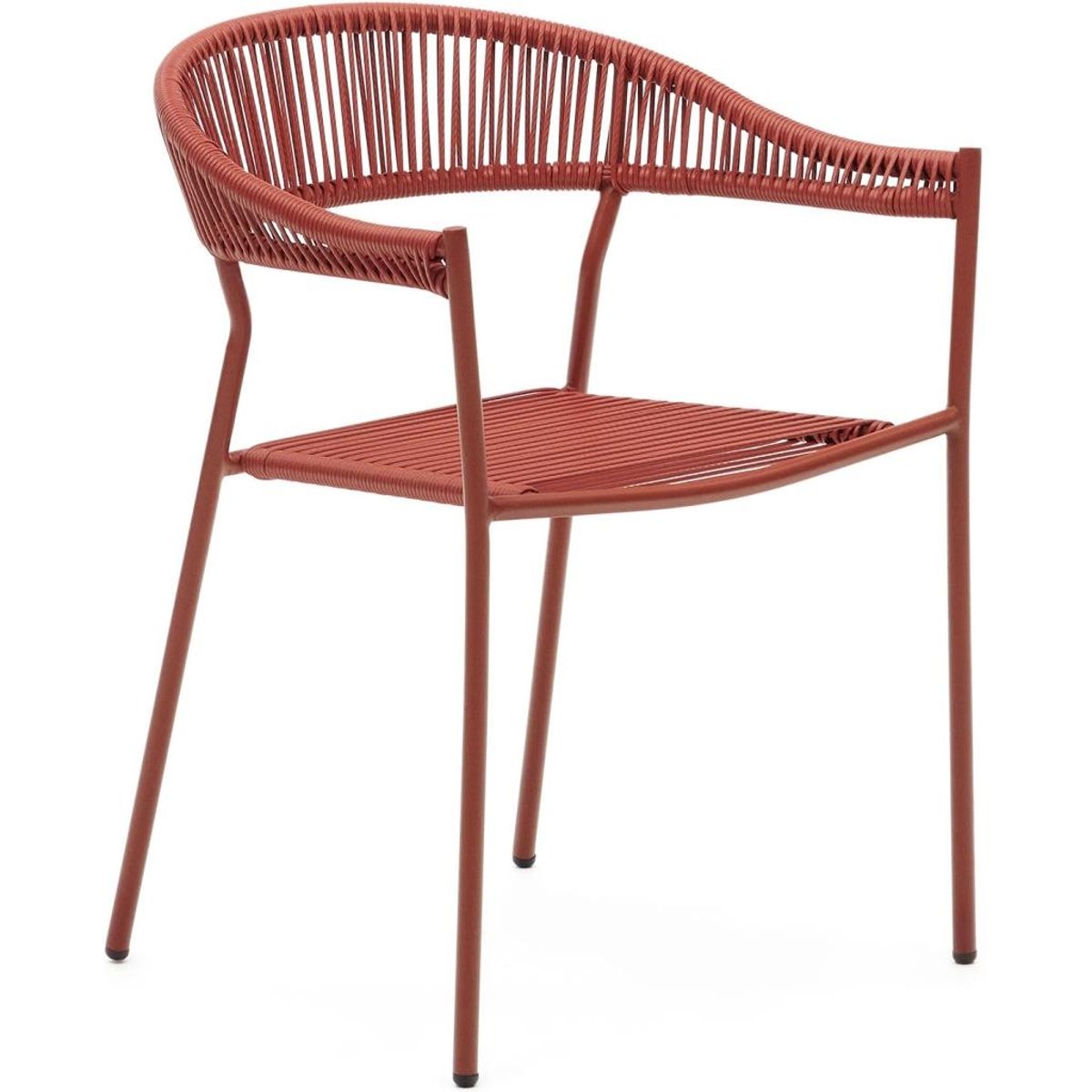 Futadera, Udendørs stol, terracotta, syntetisk flet/rattan