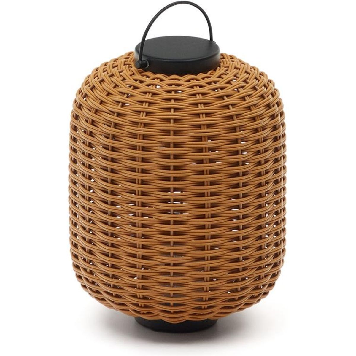 Saranella, Bordlampe, brun, H37x24x24 cm, polyrattan