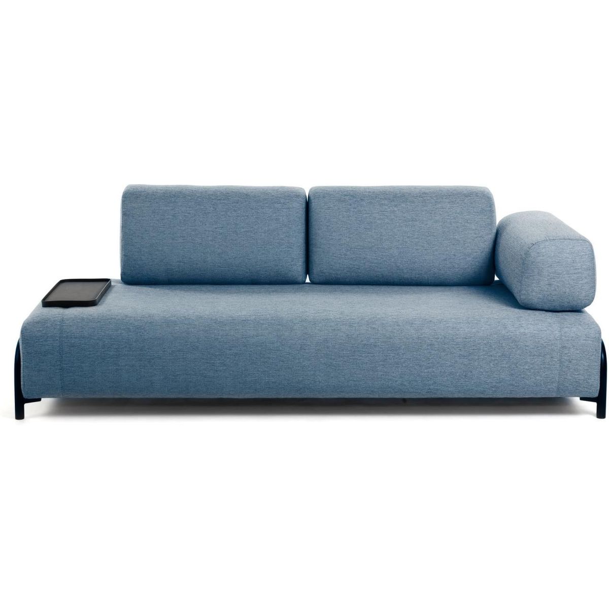 Compo, 3-personers sofa, blå, H82x232x98 cm, armlæn højre