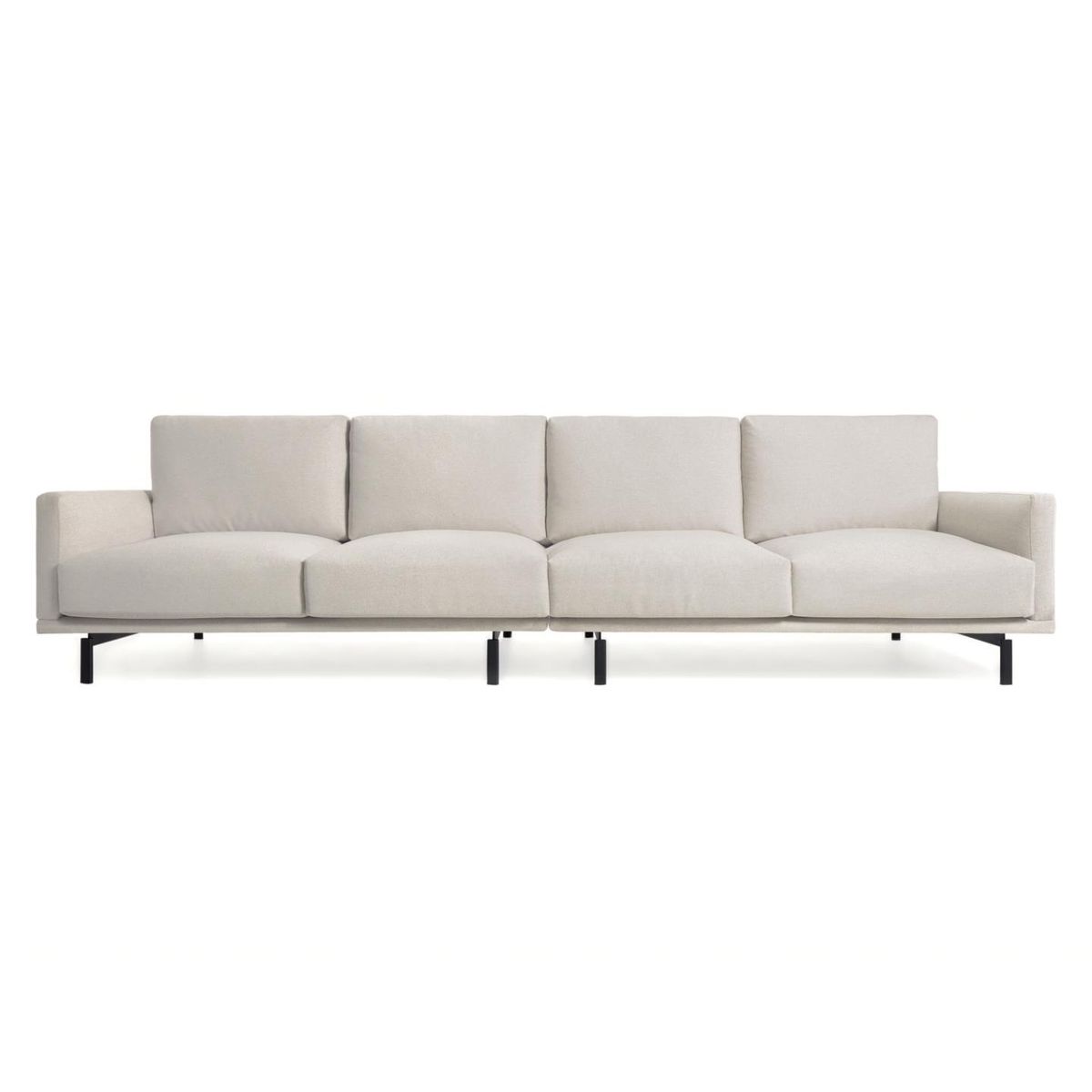 Galene, 4-personers sofaer, beige, H94x196x334 cm, polstret