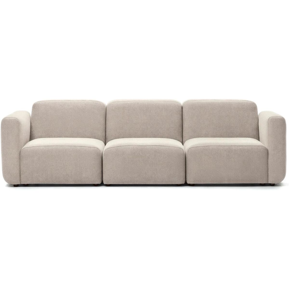 Neom, 3-personers sofa, beige, H78x263x89 cm, pu-skum, fyrretræ